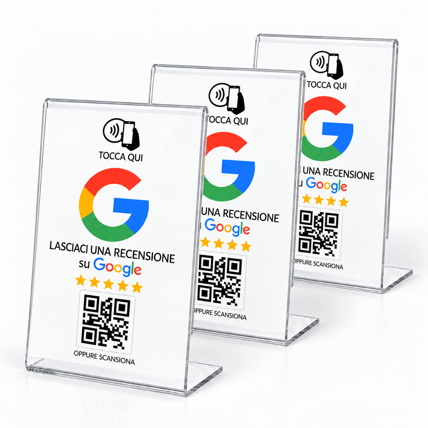 Pack rivenditori card NFC e QR